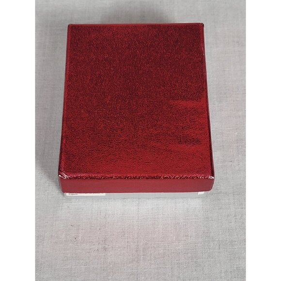 Genuine Crystal Heart Pendant 18" Necklace & Earrings Set NIB! Gift Set Diamond - Picture 4 of 4